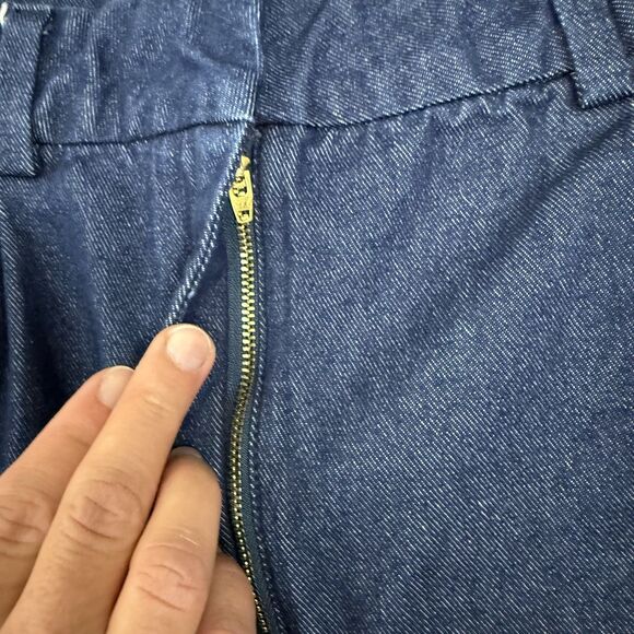 Favorite Daughter Vienna The Favorite Pant Dark Denim Jeans Wide Leg  Size 14 - Picture 6 of 12